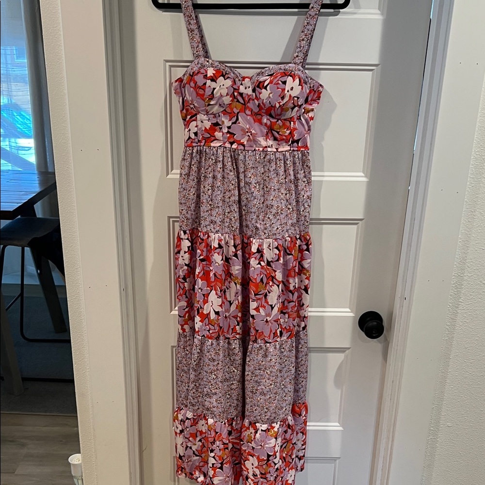 Floral Tiered Maxi Dress